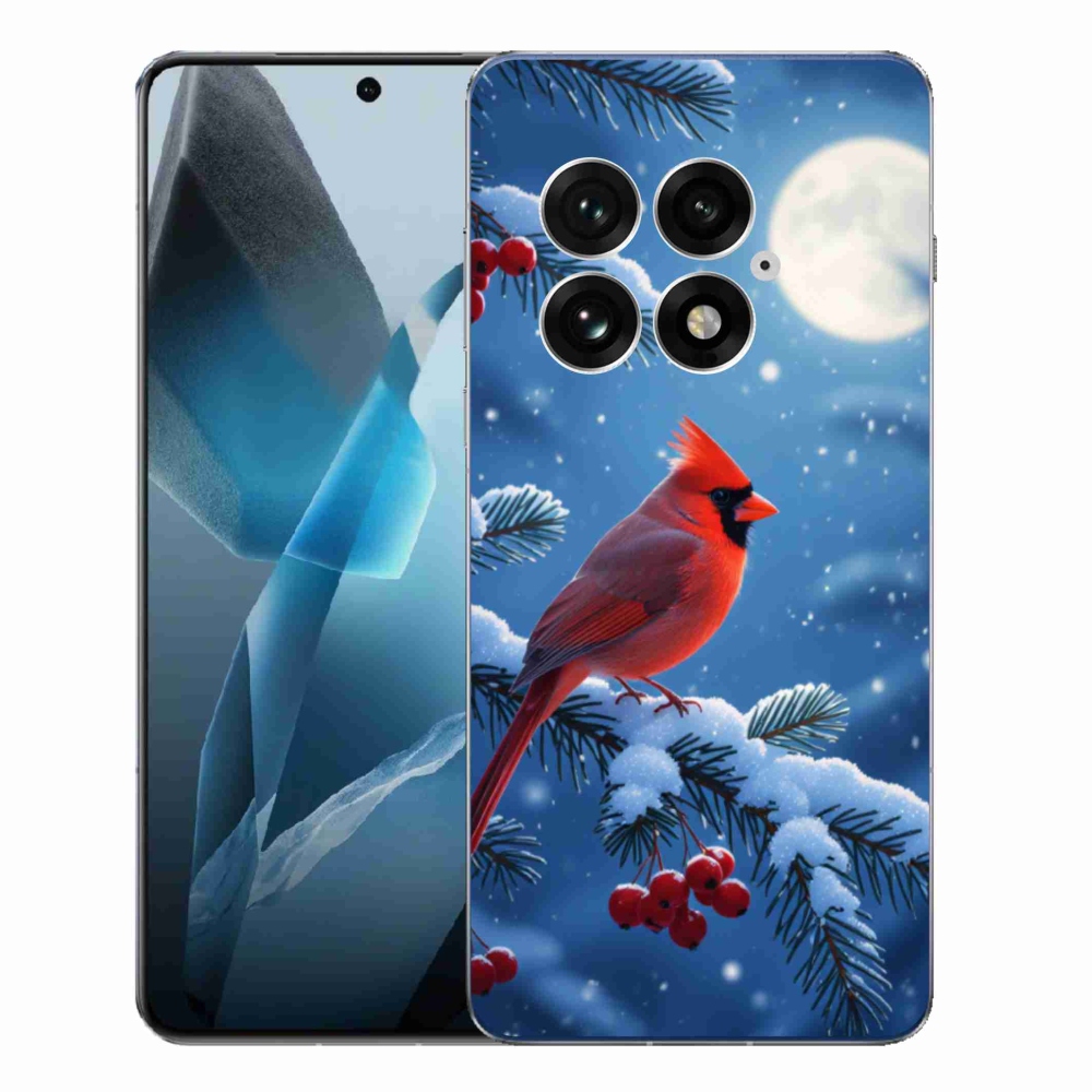 Gelový kryt mmCase na One Plus 13 - kardinál červený