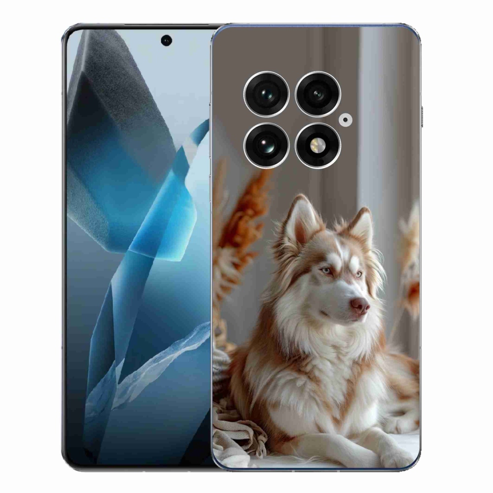 Gelový kryt mmCase na One Plus 13 - klidný sibiřský husky