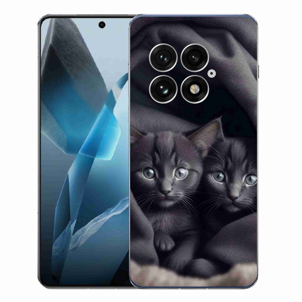 Gelový kryt mmCase na One Plus 13 - kočičí duo
