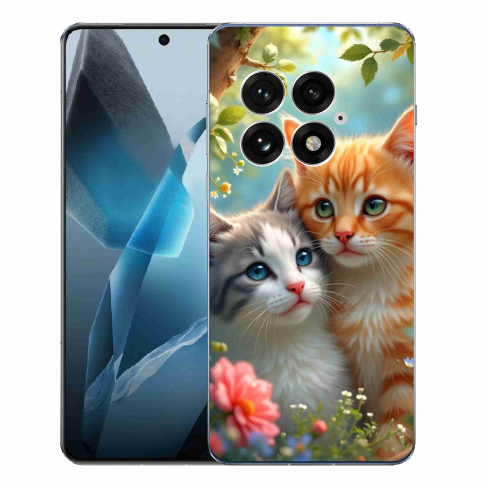 Gelový kryt mmCase na One Plus 13 - kočičí láska 2