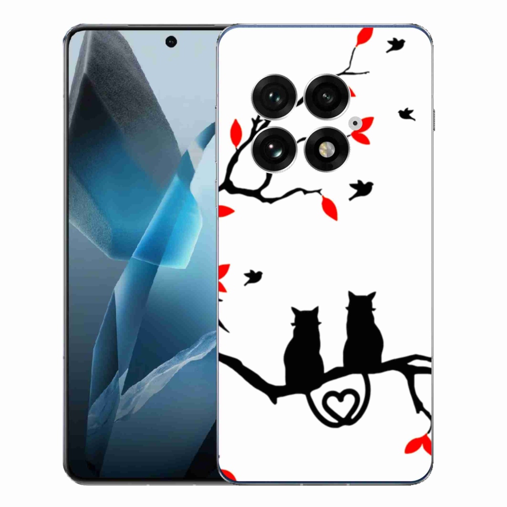 Gelový kryt mmCase na One Plus 13 - kočičí láska