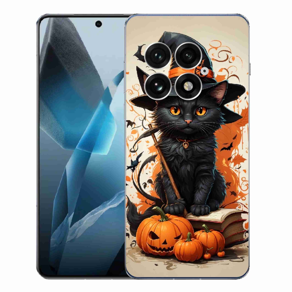 Gelový kryt mmCase na One Plus 13 - kocour čaroděj