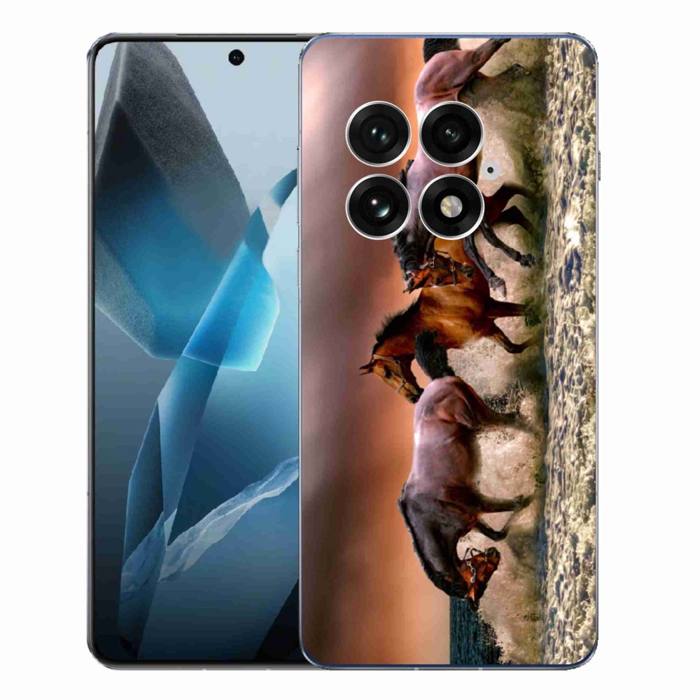 Gelový kryt mmCase na One Plus 13 - koně 1