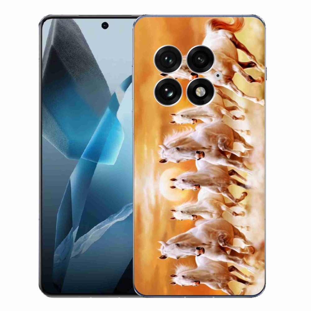 Gelový kryt mmCase na One Plus 13 - koně 2