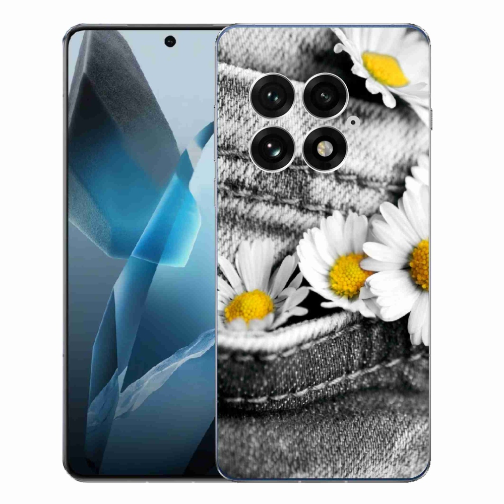 Gelový kryt mmCase na One Plus 13 - kopretiny
