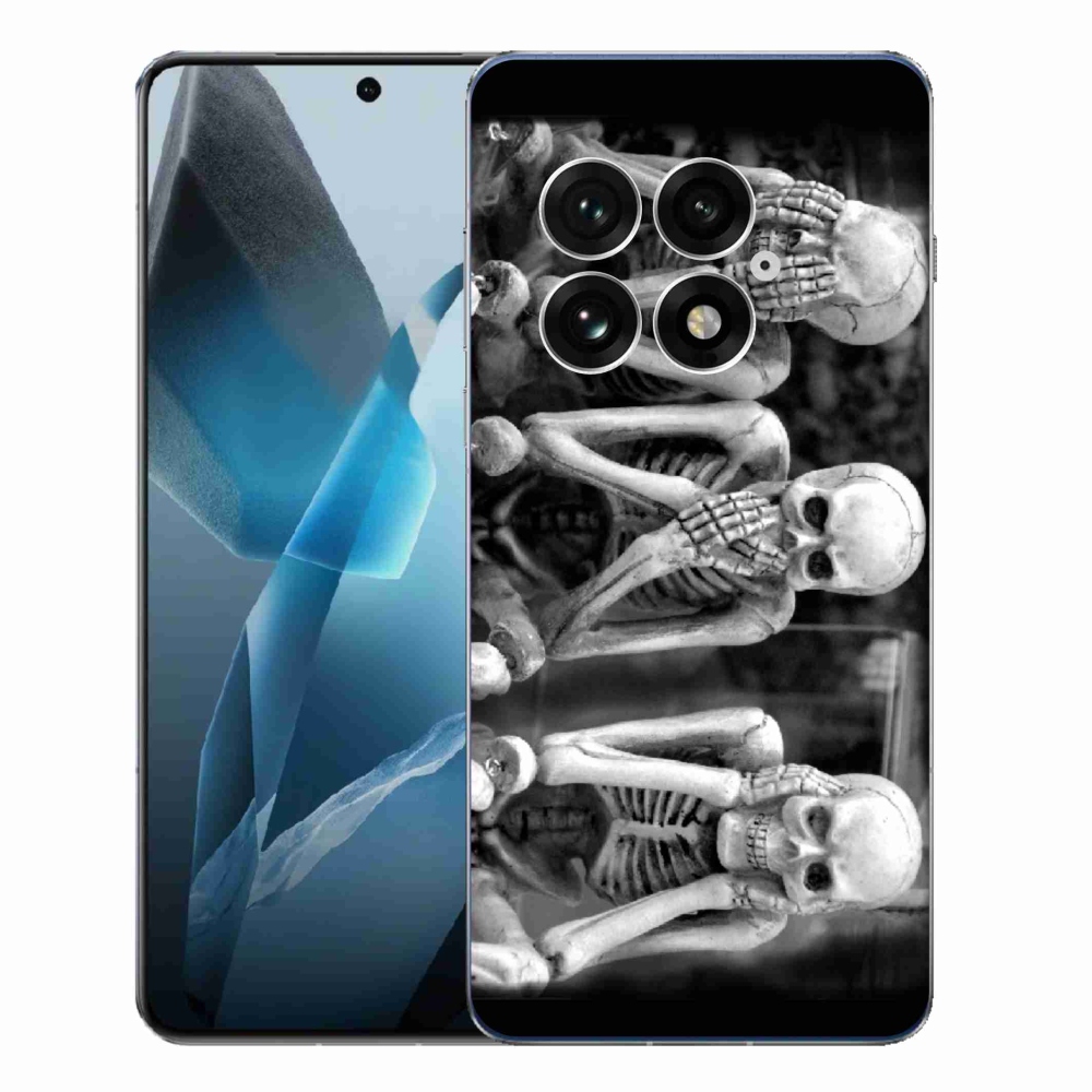Gelový kryt mmCase na One Plus 13 - kostlivci