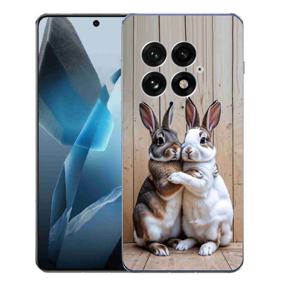 Gelový kryt mmCase na One Plus 13 - králičí pár