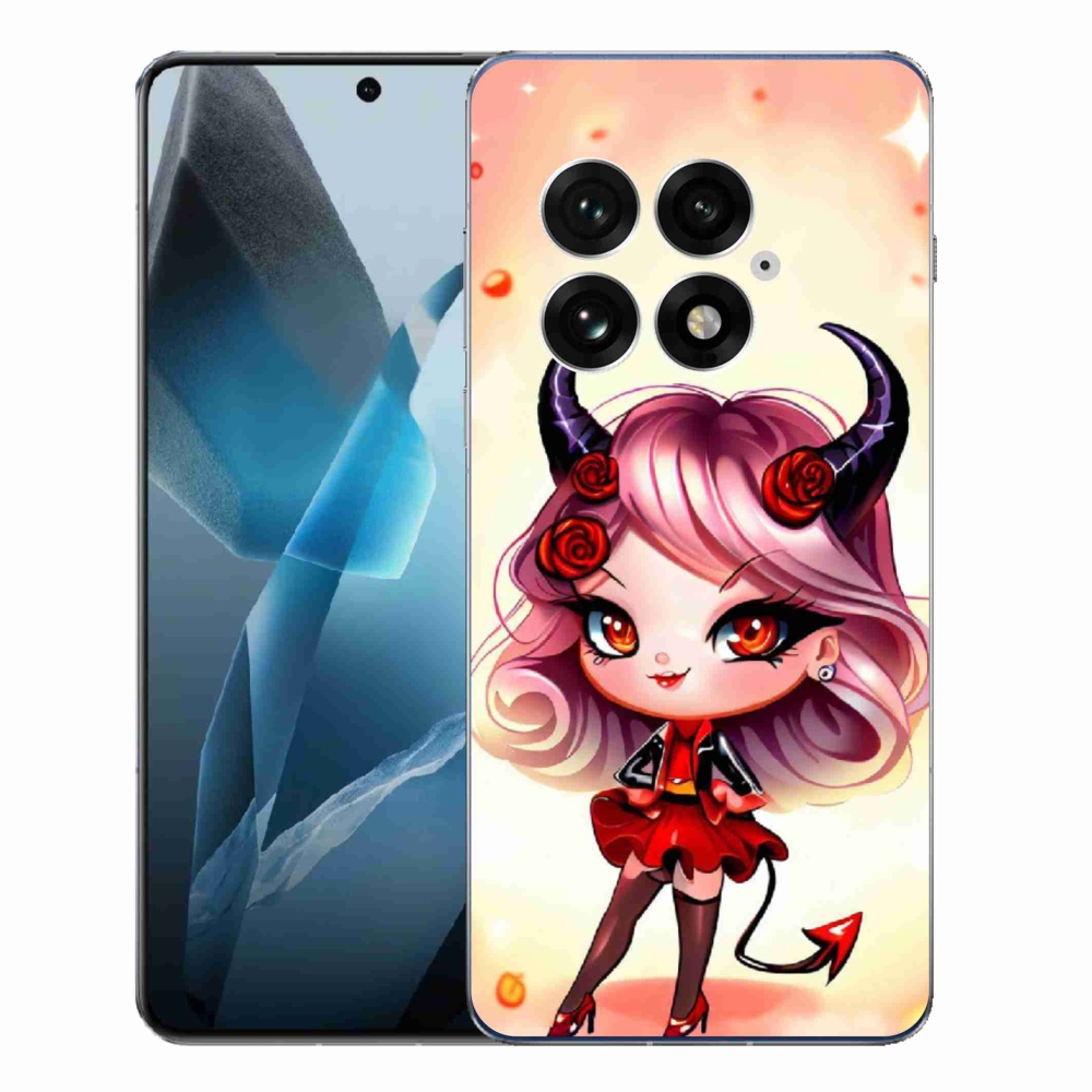 Gelový kryt mmCase na One Plus 13 - kreslená čertice