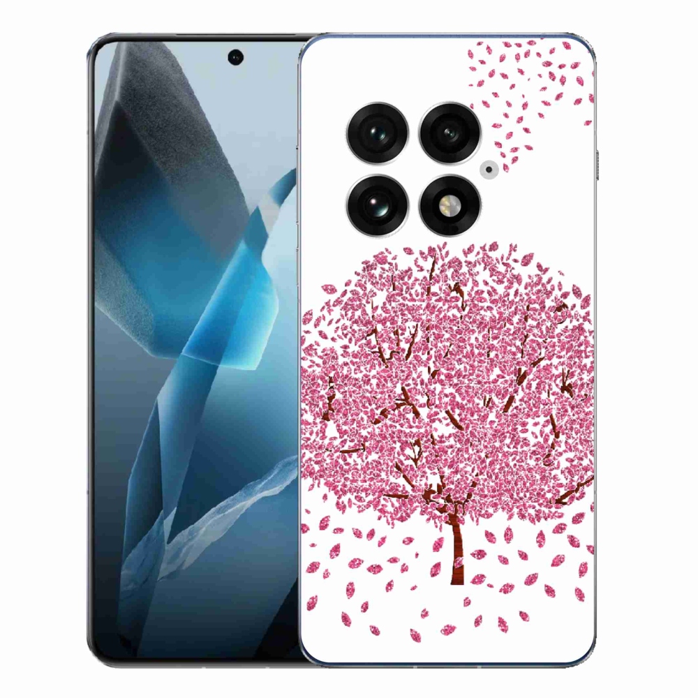 Gelový kryt mmCase na One Plus 13 - kreslený strom s listy