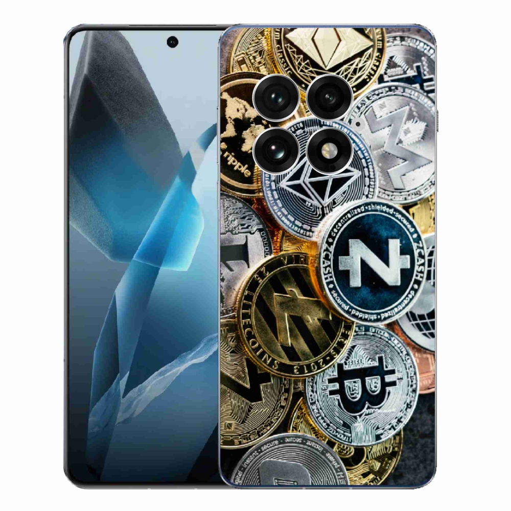 Gelový kryt mmCase na One Plus 13 - kryptoměny