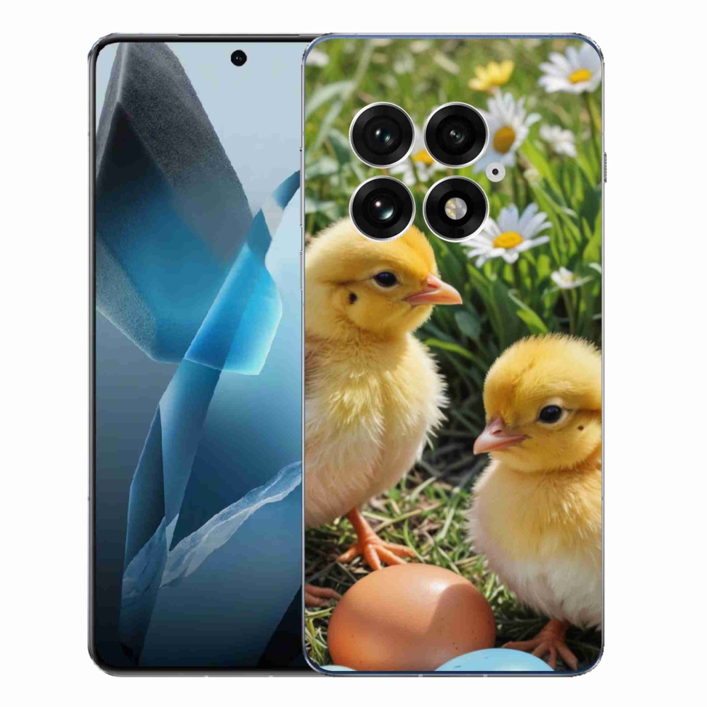 Gelový kryt mmCase na One Plus 13 - kuřátka