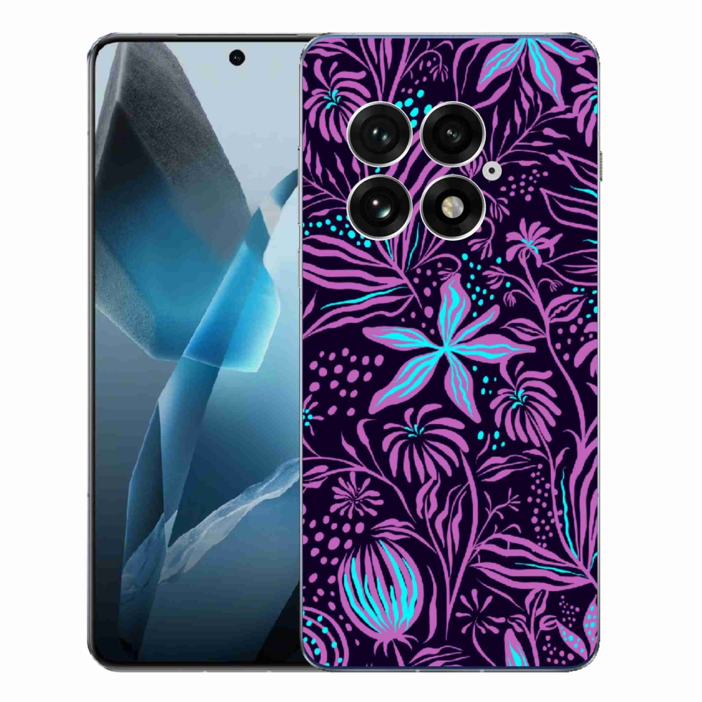 Gelový kryt mmCase na One Plus 13 - květiny 2