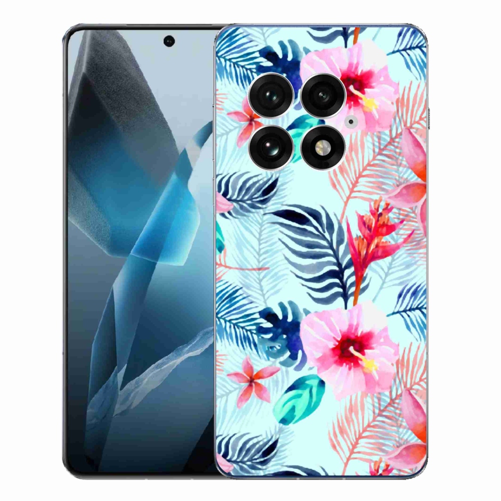 Gelový kryt mmCase na One Plus 13 - květiny