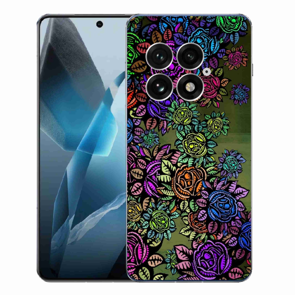 Gelový kryt mmCase na One Plus 13 - květiny 6