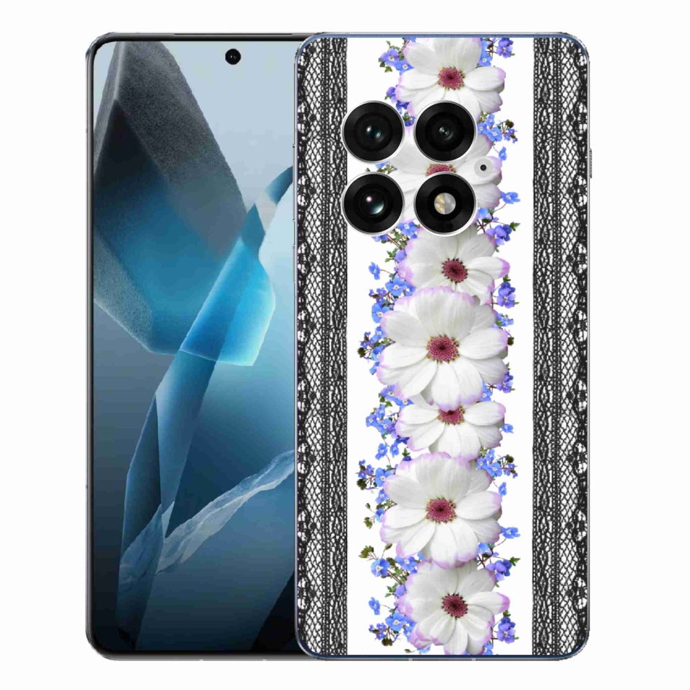 Gelový kryt mmCase na One Plus 13 - květiny 8