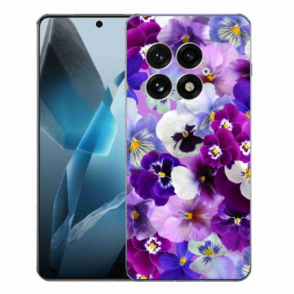 Gelový kryt mmCase na One Plus 13 - květiny 9