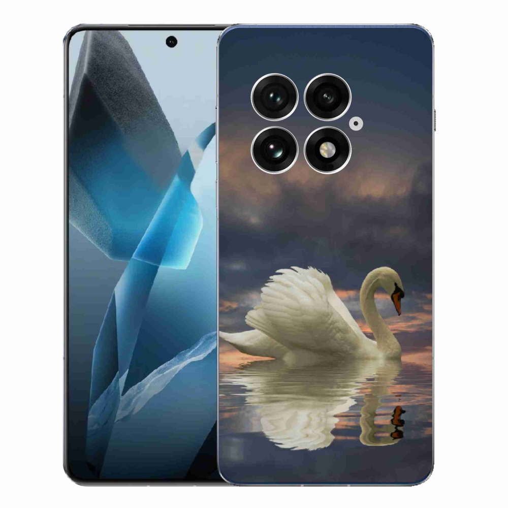 Gelový kryt mmCase na One Plus 13 - labuť