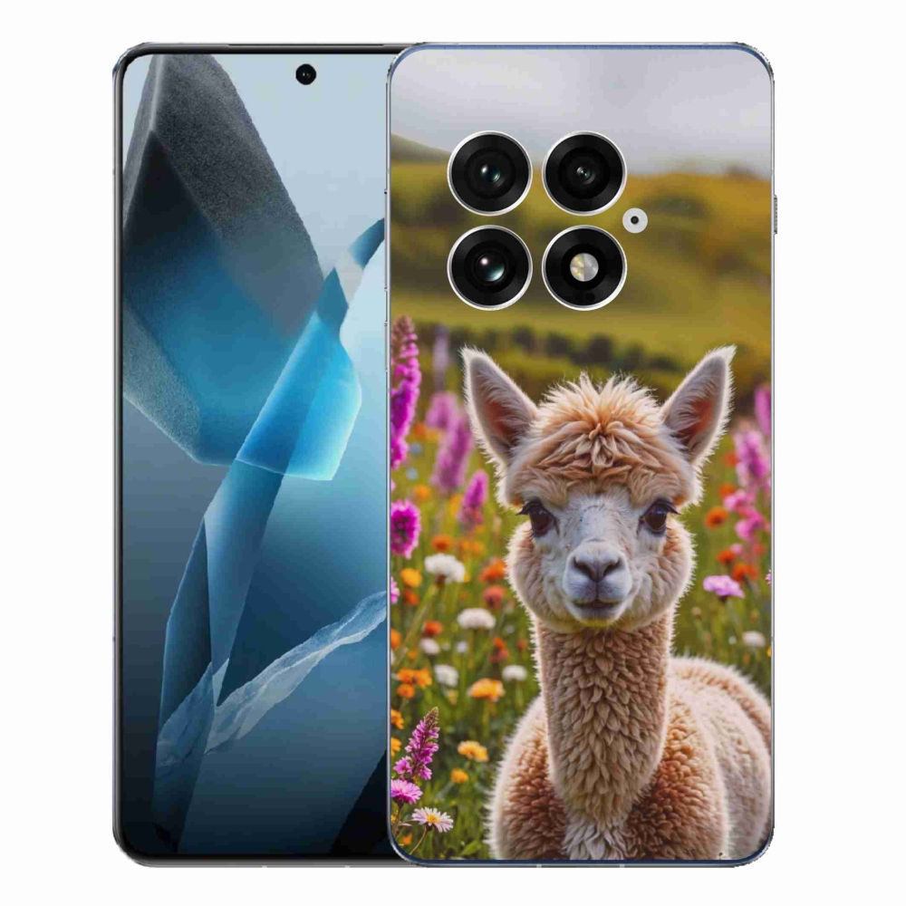 Gelový kryt mmCase na One Plus 13 - lama na louce