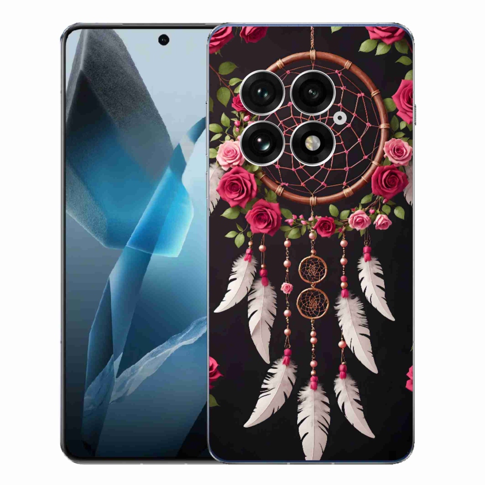 Gelový kryt mmCase na One Plus 13 - lapač snů s růžemi