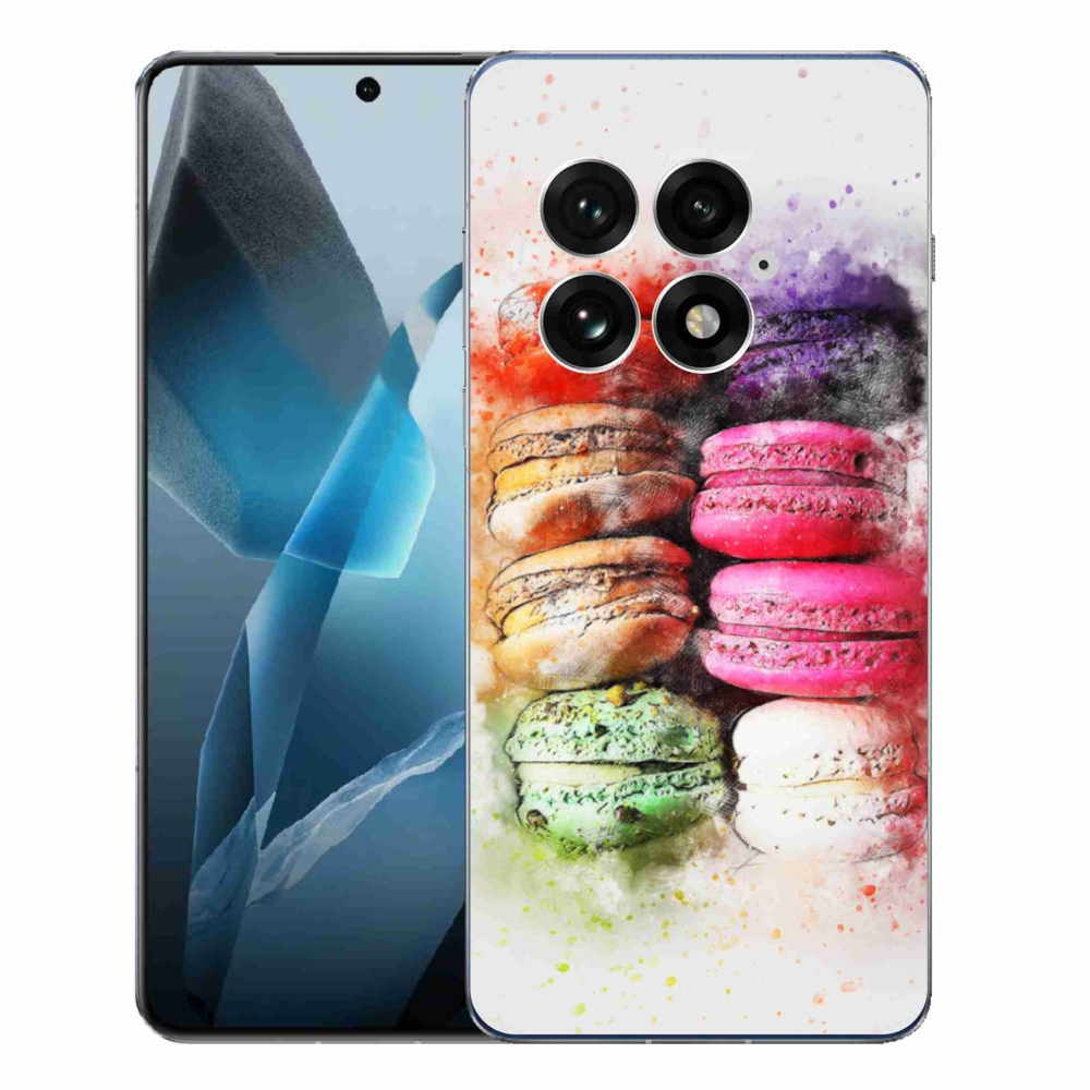 Gelový kryt mmCase na One Plus 13 - makrónky