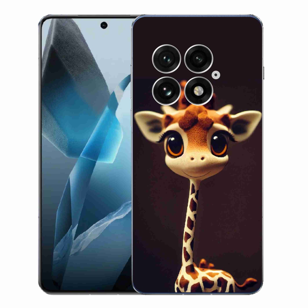 Gelový kryt mmCase na One Plus 13 - malá žirafa