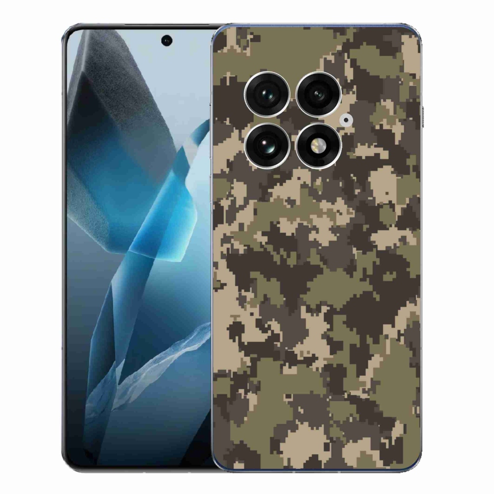Gelový kryt mmCase na One Plus 13 - maskáčový vzor 12