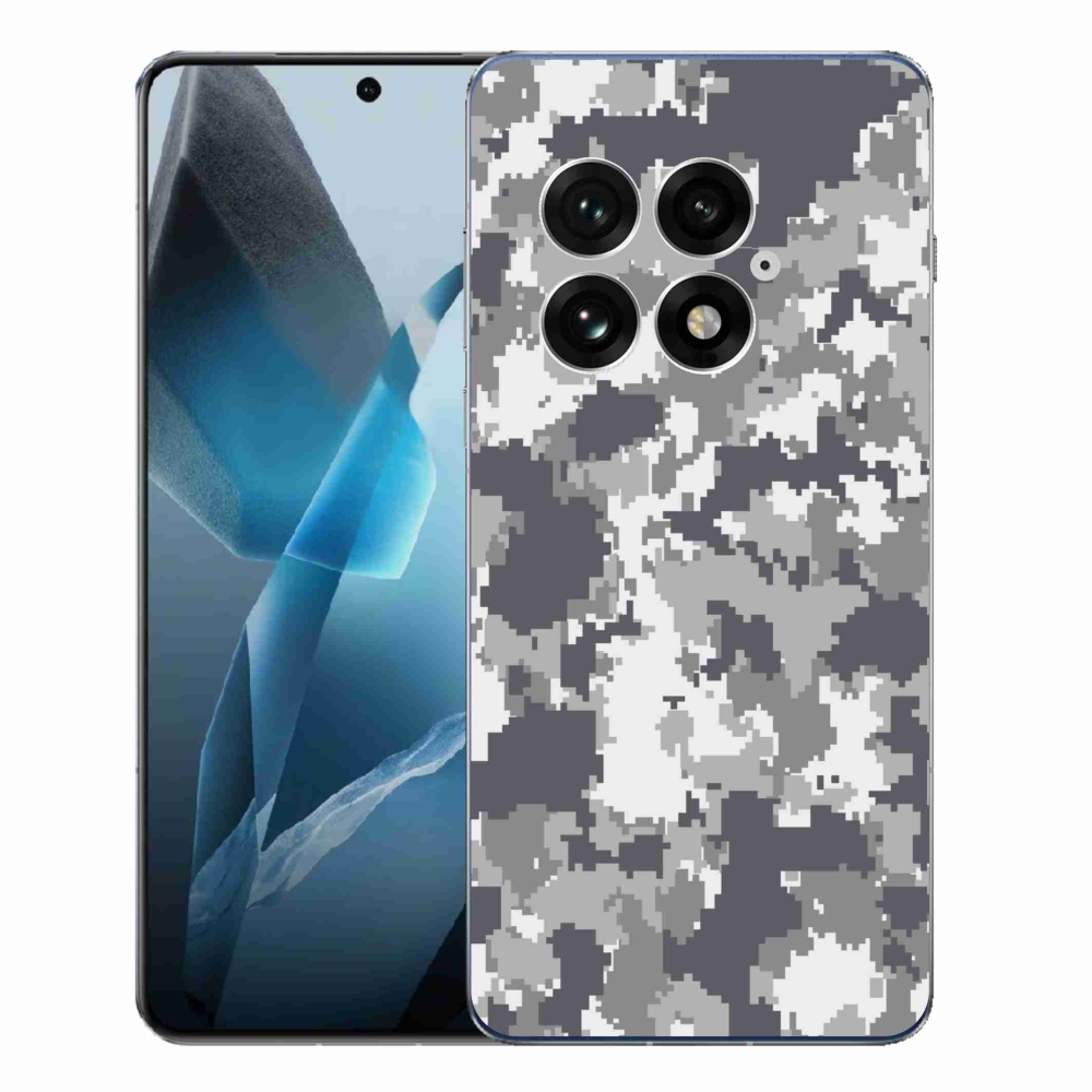 Gelový kryt mmCase na One Plus 13 - maskáčový vzor 2