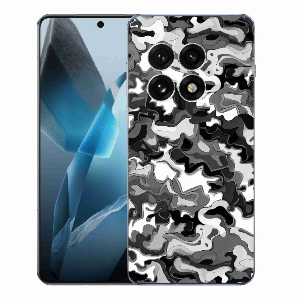 Gelový kryt mmCase na One Plus 13 - maskáčový vzor 3