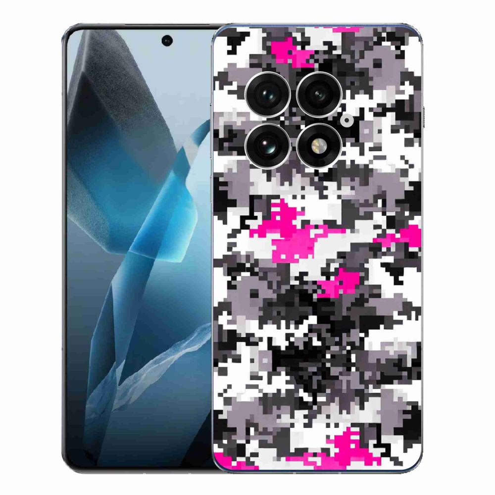 Gelový kryt mmCase na One Plus 13 - maskáčový vzor 4