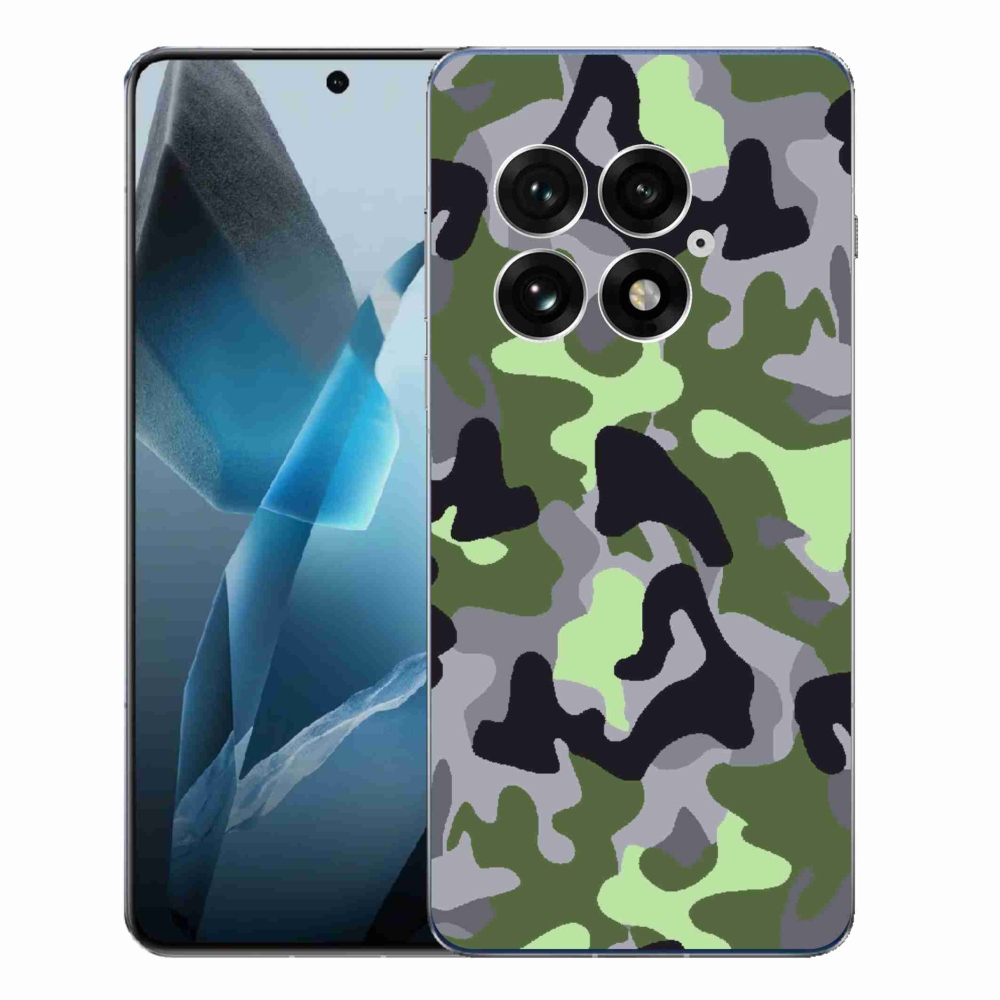 Gelový kryt mmCase na One Plus 13 - maskáčový vzor 7