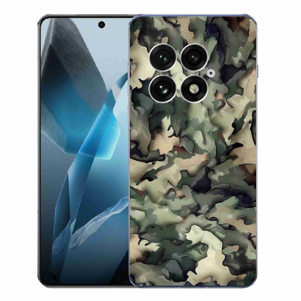 Gelový kryt mmCase na One Plus 13 - maskáčový vzor 9