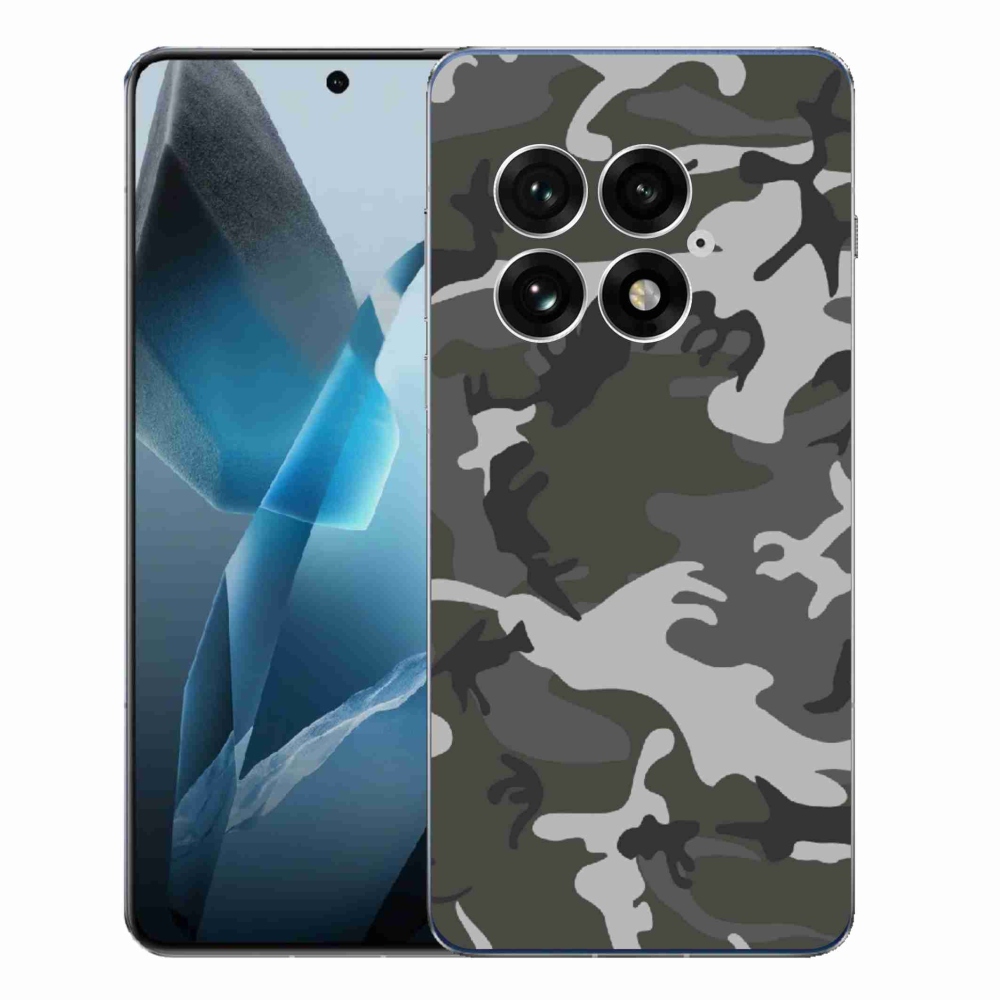 Gelový kryt mmCase na One Plus 13 - maskáčový vzor