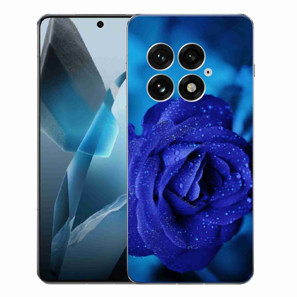 Gelový kryt mmCase na One Plus 13 - modrá růže