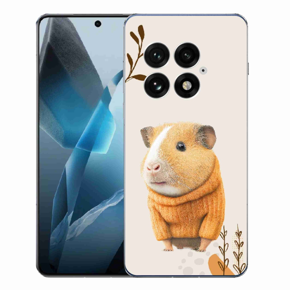 Gelový kryt mmCase na One Plus 13 - morče ve svetru