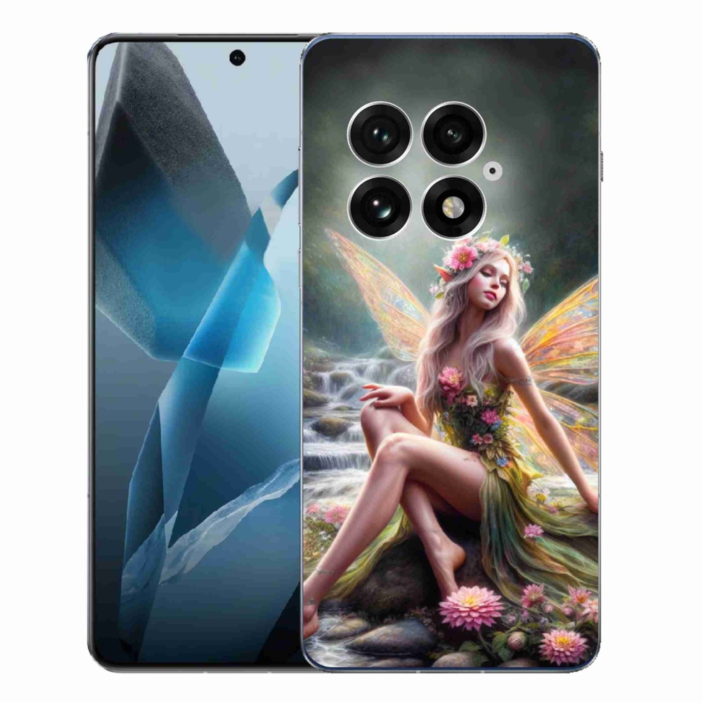 Gelový kryt mmCase na One Plus 13 - motýlí žena 1