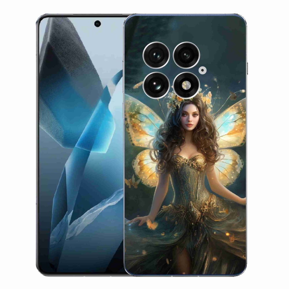 Gelový kryt mmCase na One Plus 13 - motýlí žena