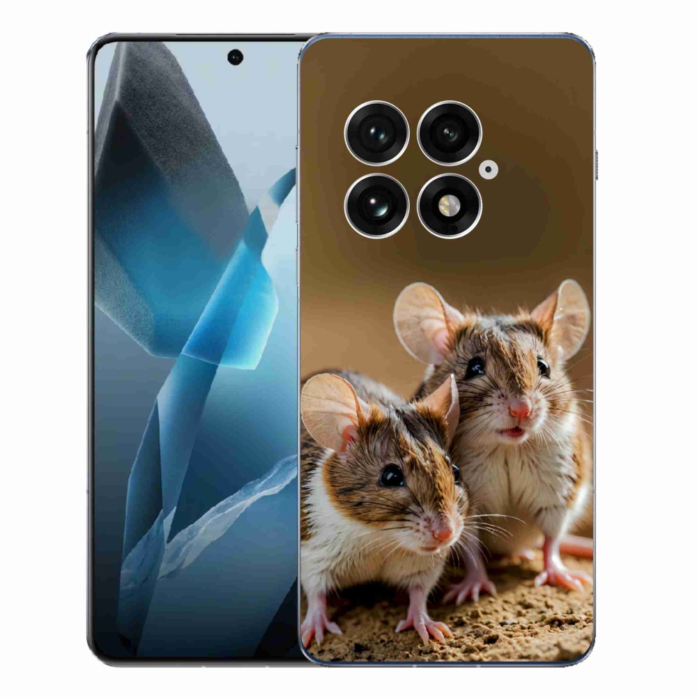 Gelový kryt mmCase na One Plus 13 - myší duo