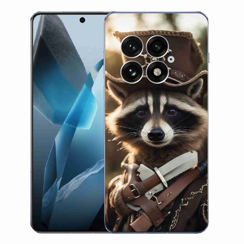 Gelový kryt mmCase na One Plus 13 - mýval v uniformě