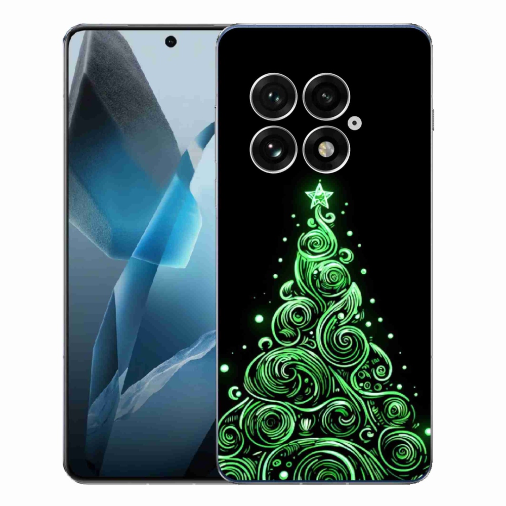 Gelový kryt mmCase na One Plus 13 - neonový vánoční stromek 3