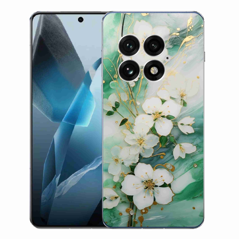 Gelový kryt mmCase na One Plus 13 - něžné květy