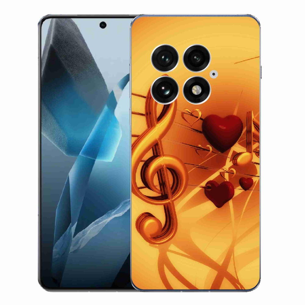 Gelový kryt mmCase na One Plus 13 - noty