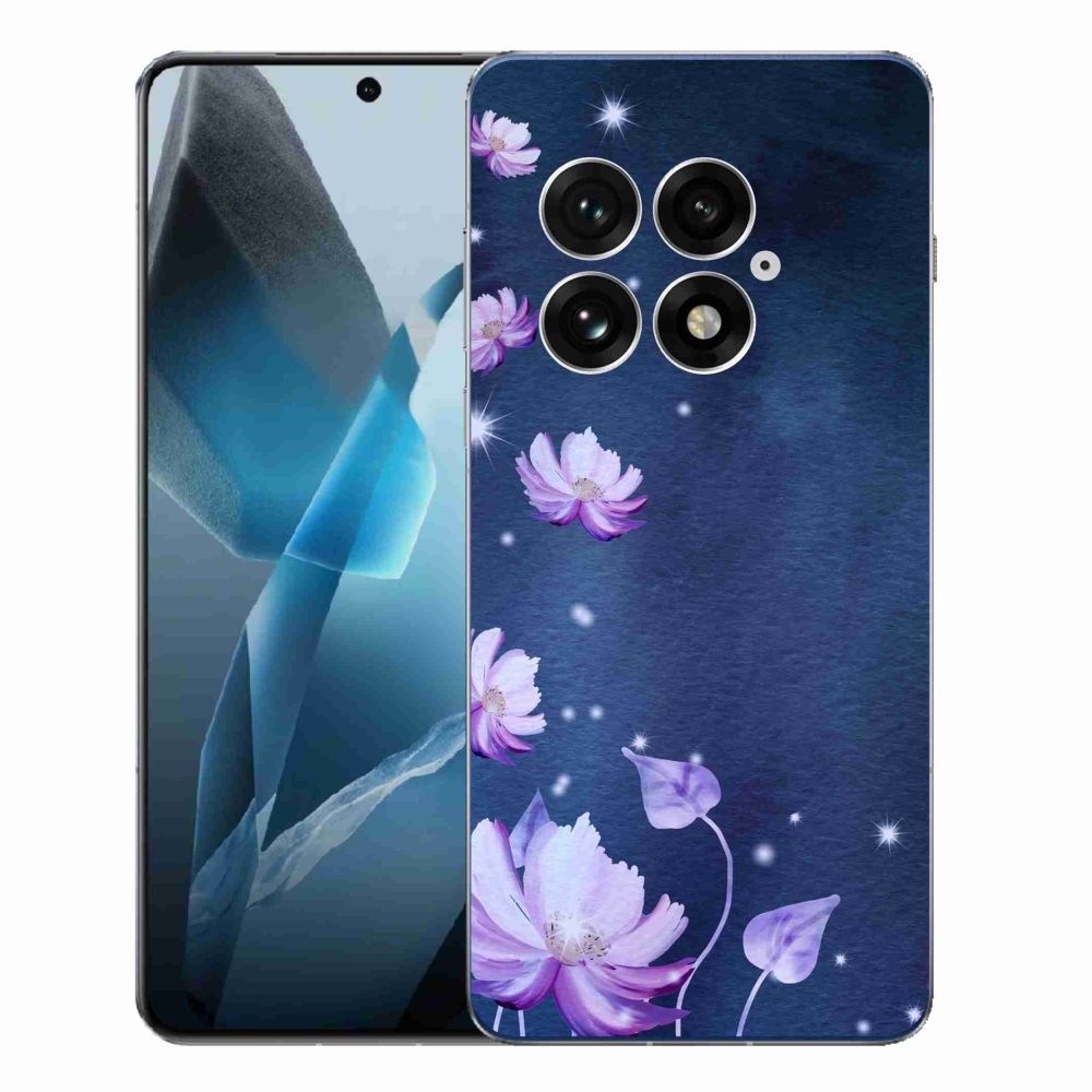 Gelový kryt mmCase na One Plus 13 - padající květy