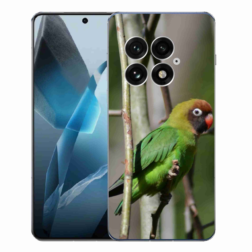 Gelový kryt mmCase na One Plus 13 - papoušek agapornis