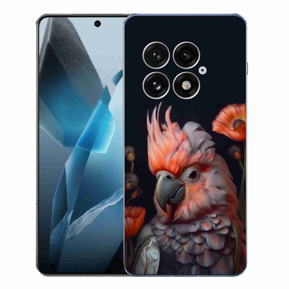 Gelový kryt mmCase na One Plus 13 - papoušek kakadu v barvách