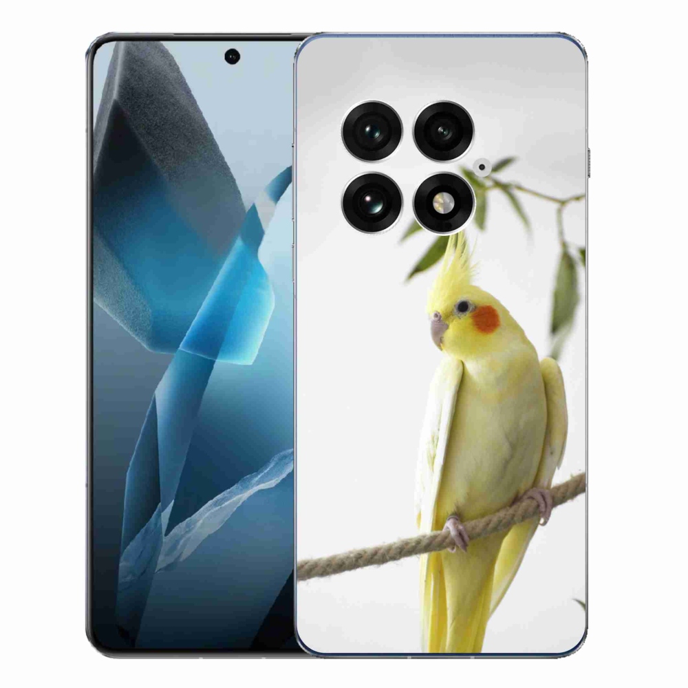 Gelový kryt mmCase na One Plus 13 - papoušek korela chocholatá