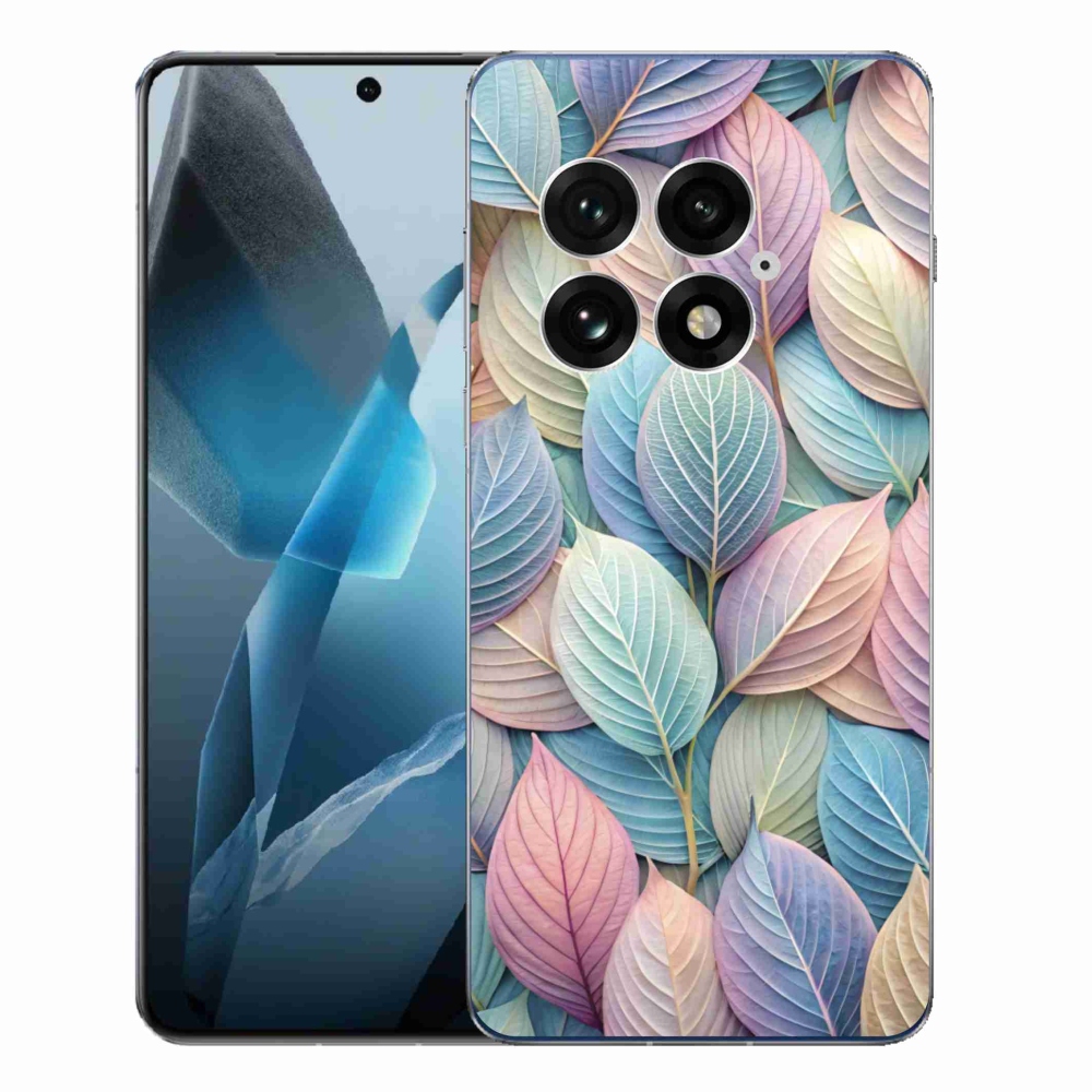 Gelový kryt mmCase na One Plus 13 - pastelové listy