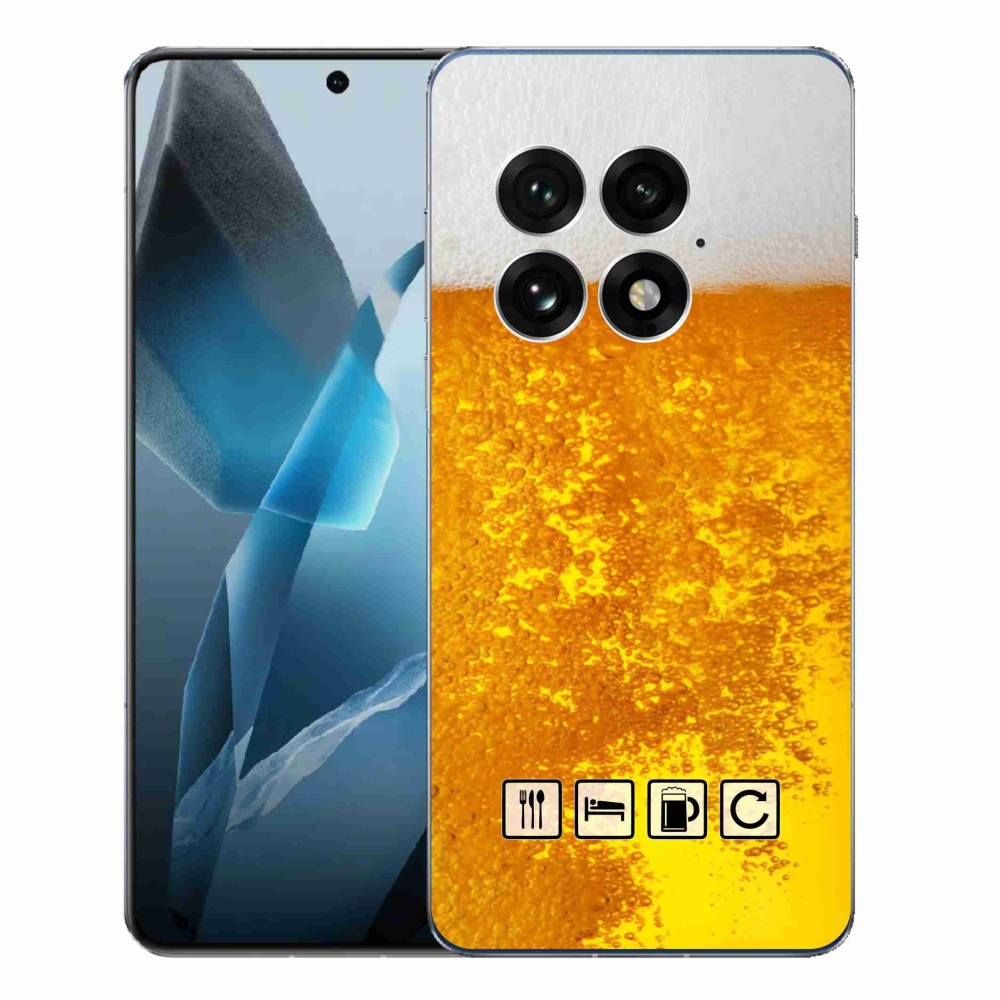 Gelový kryt mmCase na One Plus 13 - pivní motiv 3