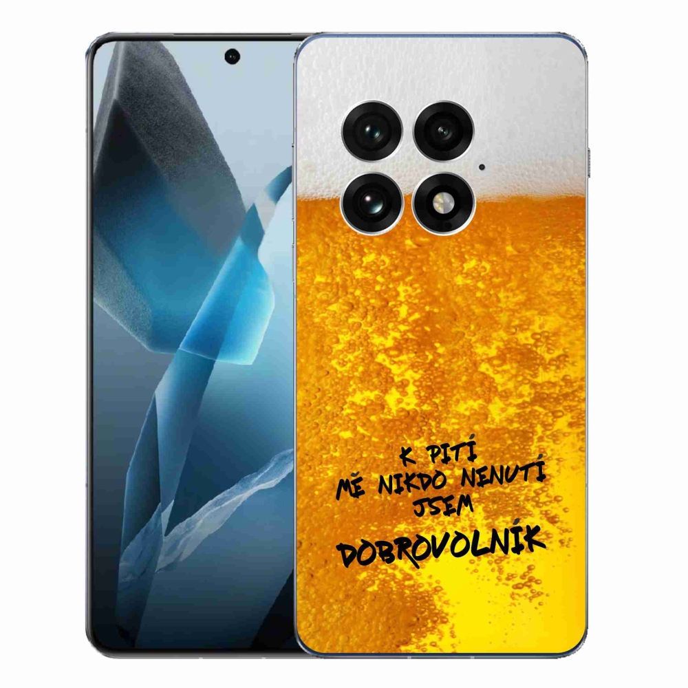 Gelový kryt mmCase na One Plus 13 - pivní motiv 4