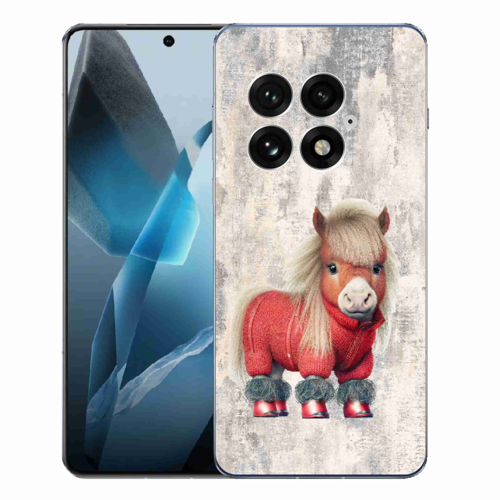 Gelový kryt mmCase na One Plus 13 - poník ve svetru