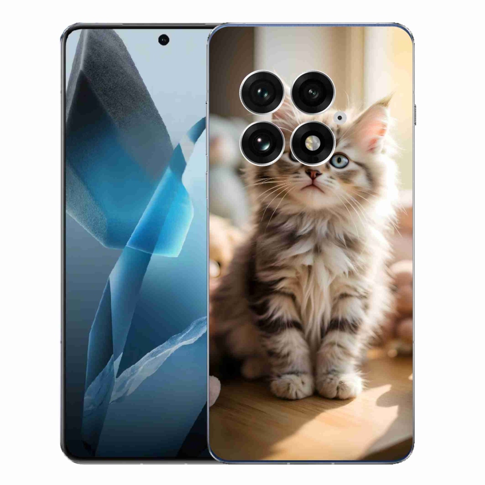 Gelový kryt mmCase na One Plus 13 - roztomilé kotě 10